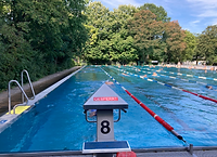 A summer escape where open skies, cool water, and steady laps come together in the heart of Berlin.