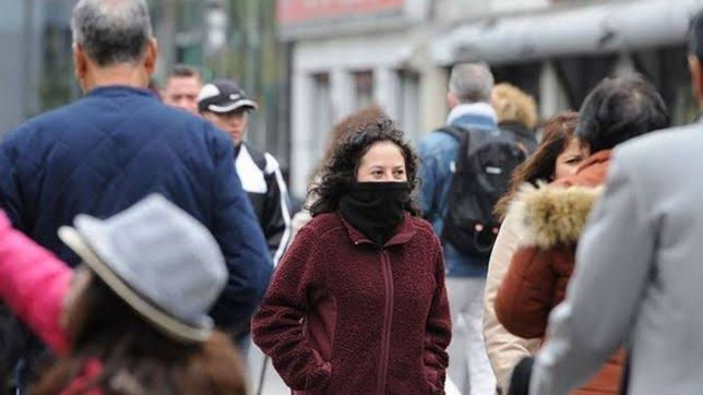 ¡ABRIGATE EL FRENTE FRIO NUMERO 25 SE DESPLAZA!