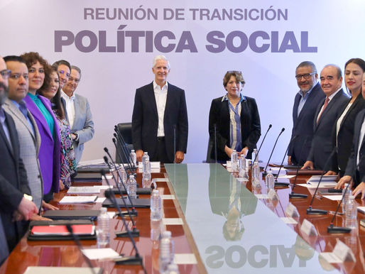 Delfina Gómez, Gobernadora Electa, revisa la política social del Estado de México.