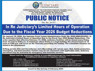 In Re Judiciary’s Limited Hours of Operation Due to the Fiscal Year 2026 Budget Reductions