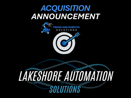 Acquisition of Press and Robotic Solutions