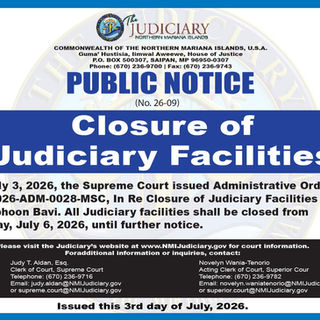 Closure of Judiciary Facilities
