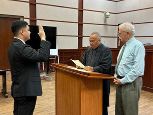 Brandon Delos Reyes Makes History as First Male Judicial Assistant 