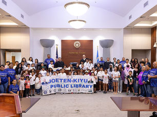 Joeten-Kiyu Public Library Reading Program Students Visit Guma’ Hustisia