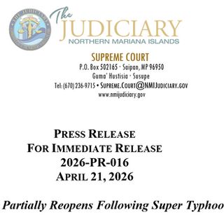 April 21, 2026 - Judiciary Partially Reopens Following Super Typhoon Sinlaku