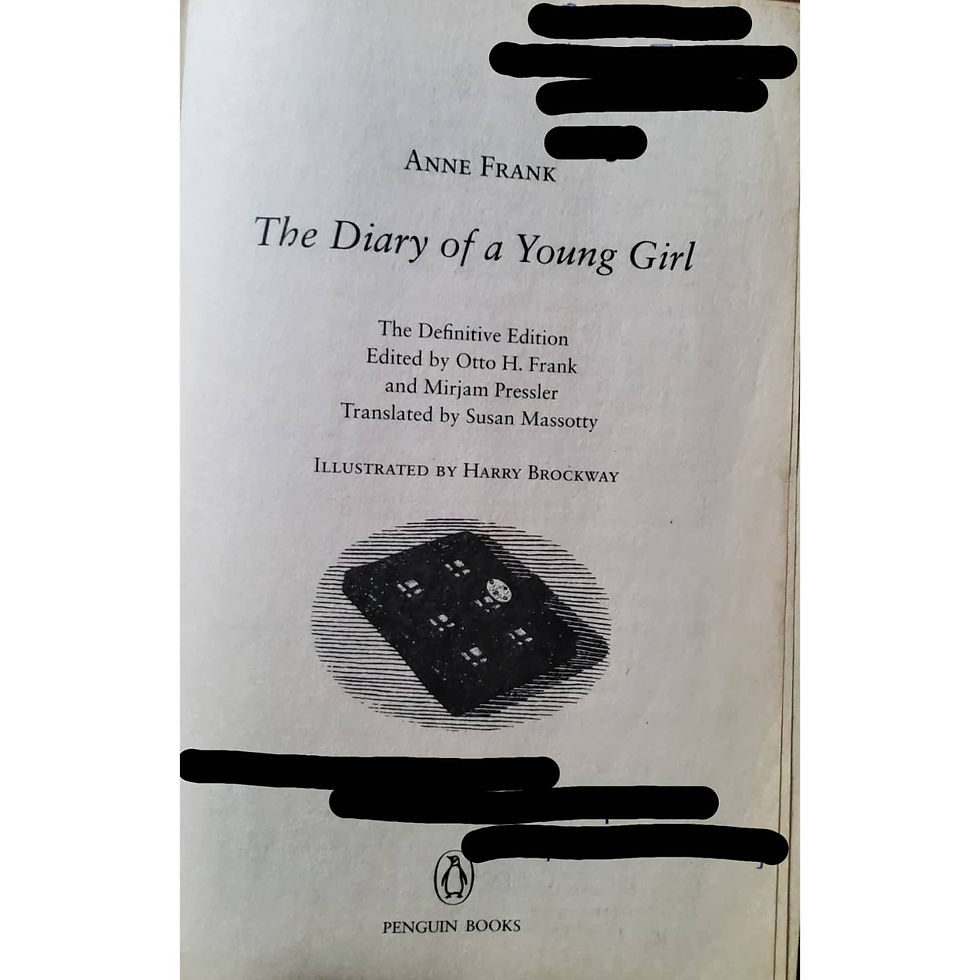 Thumbnail:  Anne Frank (The diary of a young girl)