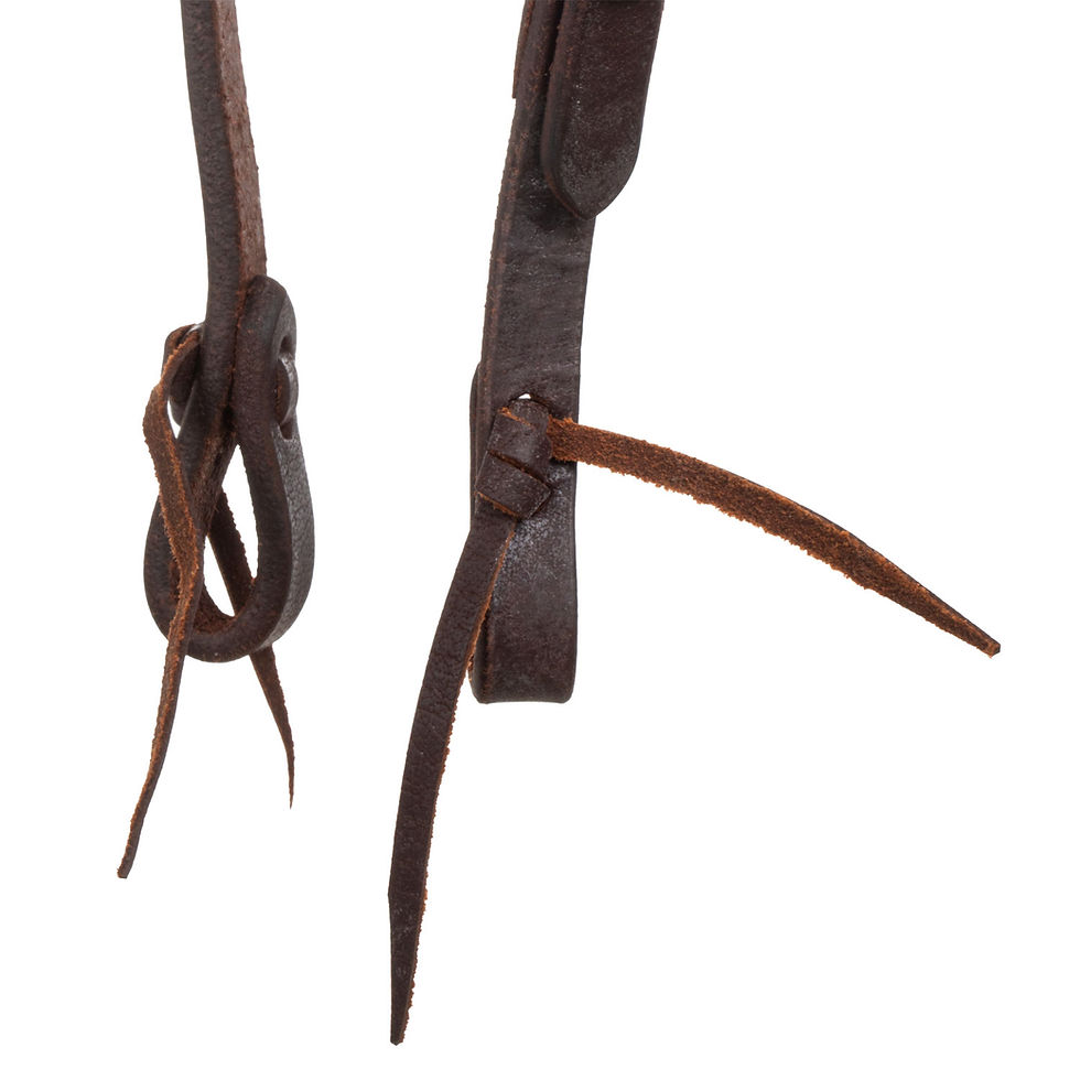 Miniatura: Testiera Western 1 Orecchio Con Fibbia In Ottone