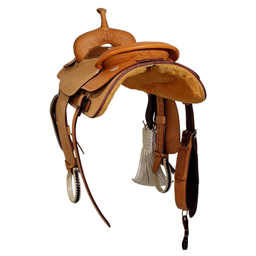 Miniatura: Sella Billy Cook Cutting Cuoio Russet Basket