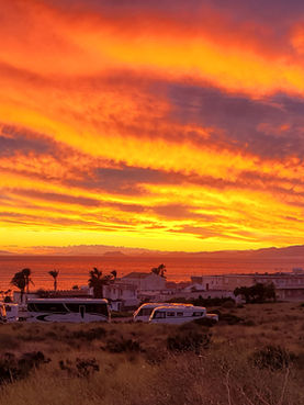 Coucher de soleil à La Azohia