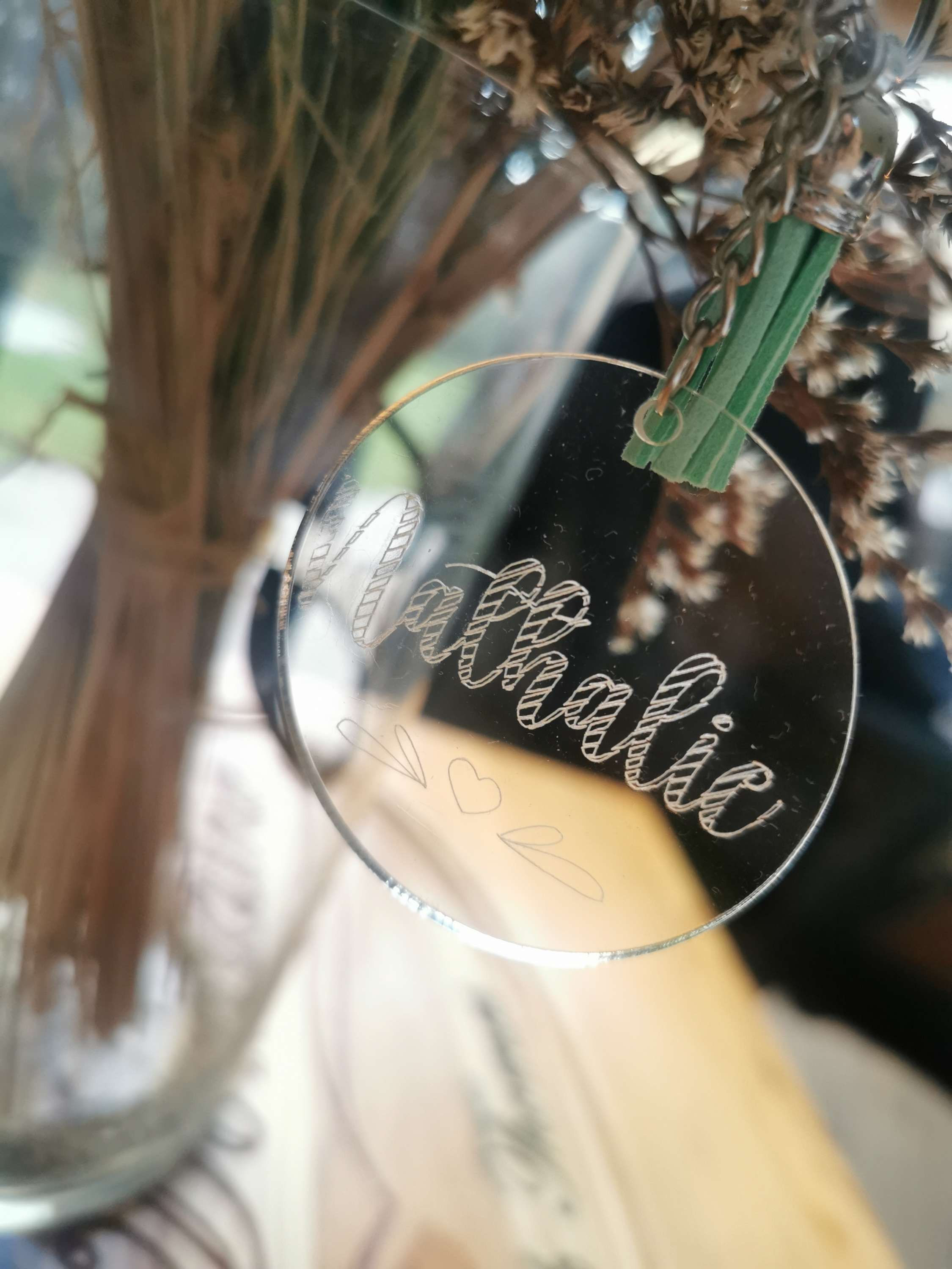 Porte clef gravé et personnalisé