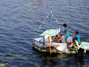 Milk carton boat race 2011