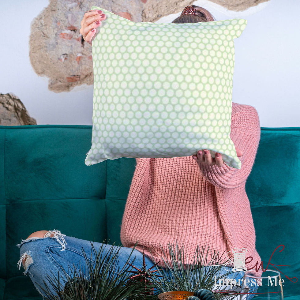 Thumbnail: Animal Talk Polka Dots Green | Baby Talk Collection | David Walker Fabric