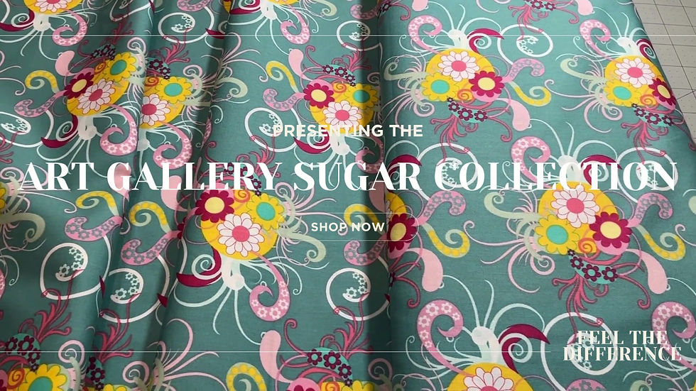 Thumbnail: Feel the Difference Teal | Sugar Collection | Art Gallery Fabrics