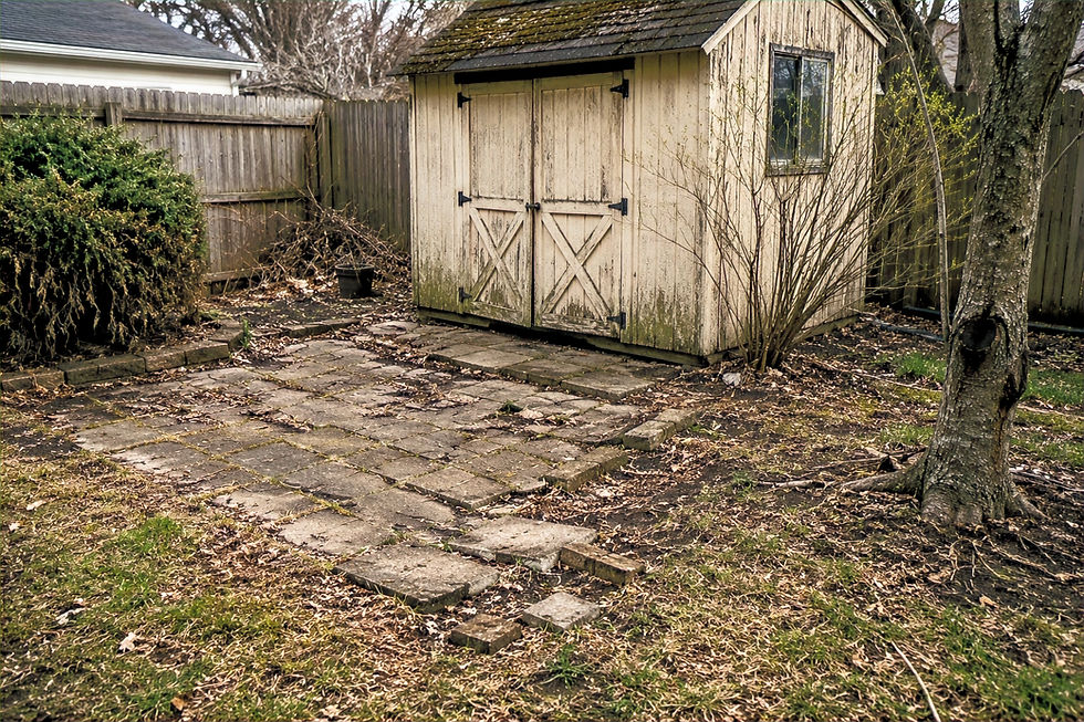 I need a small shed or patio removed