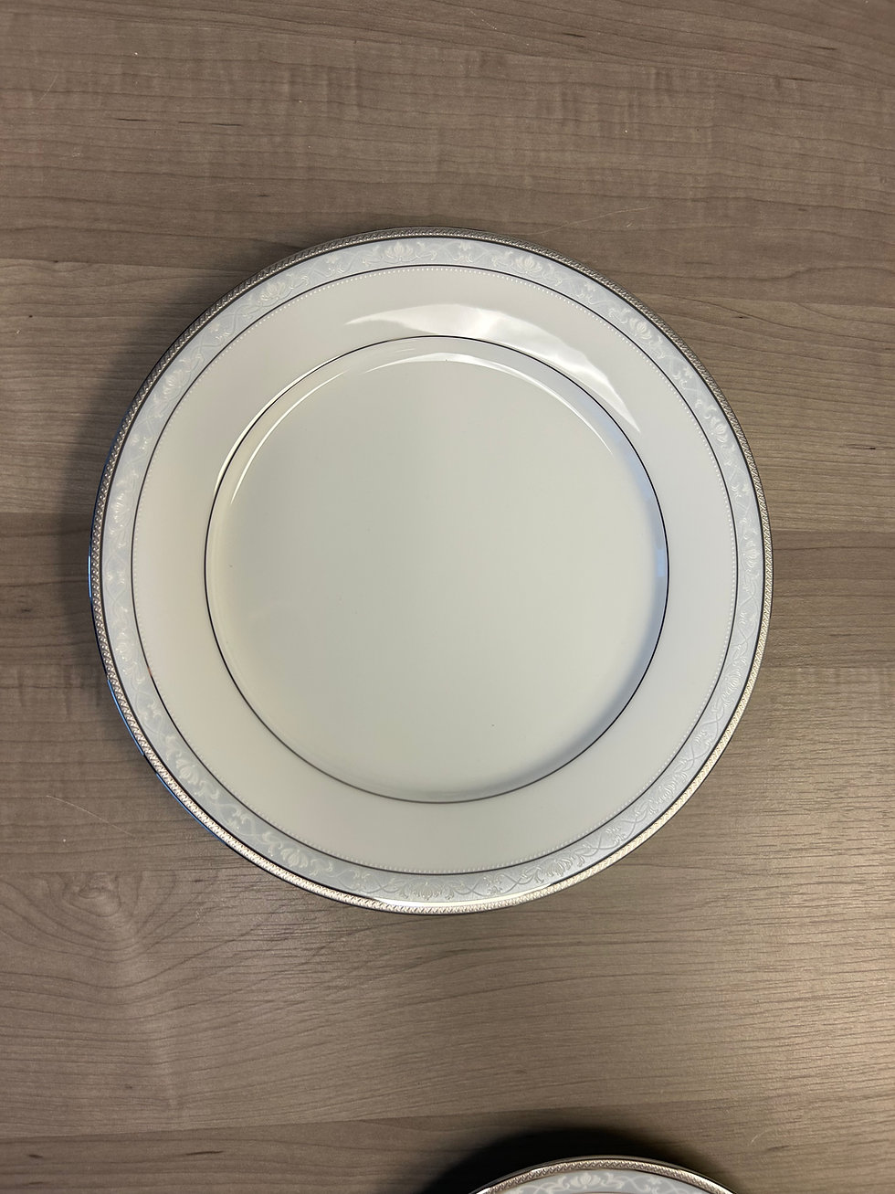 Thumbnail: (3 Available-Sold Separately) Noritake Hampshire Platinum 5PC Place Setting