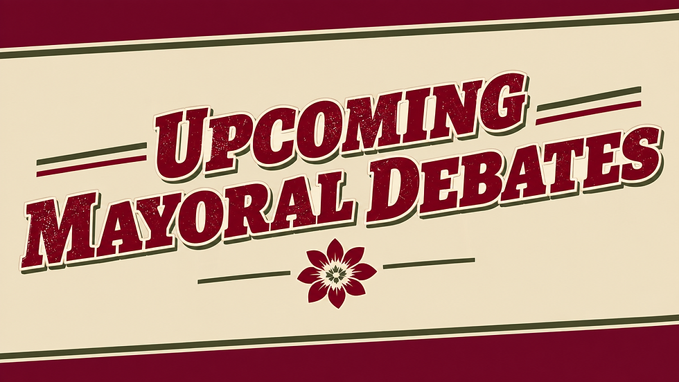 Upcoming Debates📢