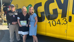 Froggy Surprises Clark Elementary’s Mrs. Mateosky as Froggy Apple Teacher of the Week!