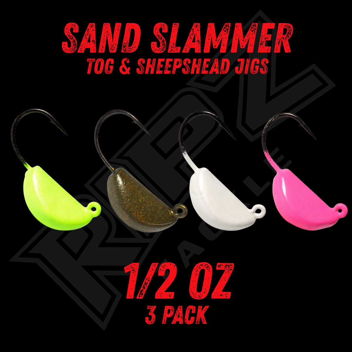 1/2 oz Sand Slammer Tog & Sheeps Jig (3 Pack)