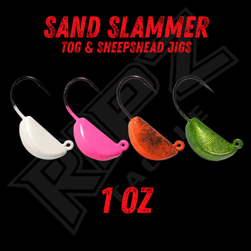 1 oz Sand Slammer Tog & Sheeps Jig (10 Pack) | Ripz Tackle Llc