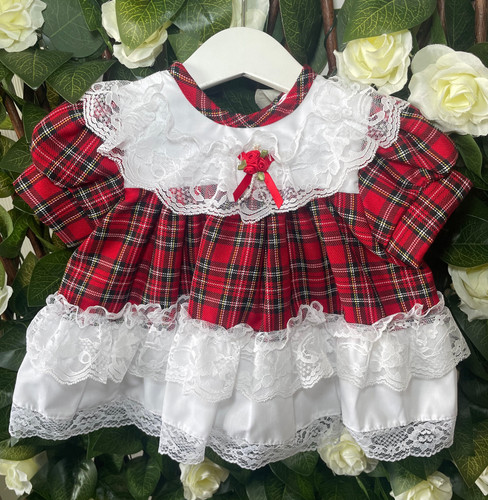 Tartan Next Baby Girl Christmas Dress Baby Girl Tartan Frill