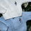 Thumbnail: White and blue Peter Rabbit knitted baby boy cardigans