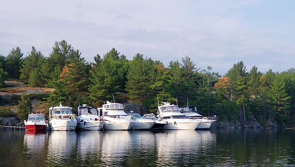 Anchored with our friends in Port Rawson