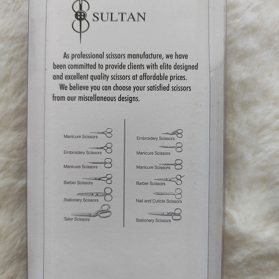 Küçük resim: Sap kısmı desenli makas