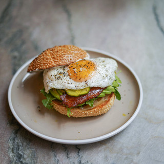 Photo of our breakfast sandwich