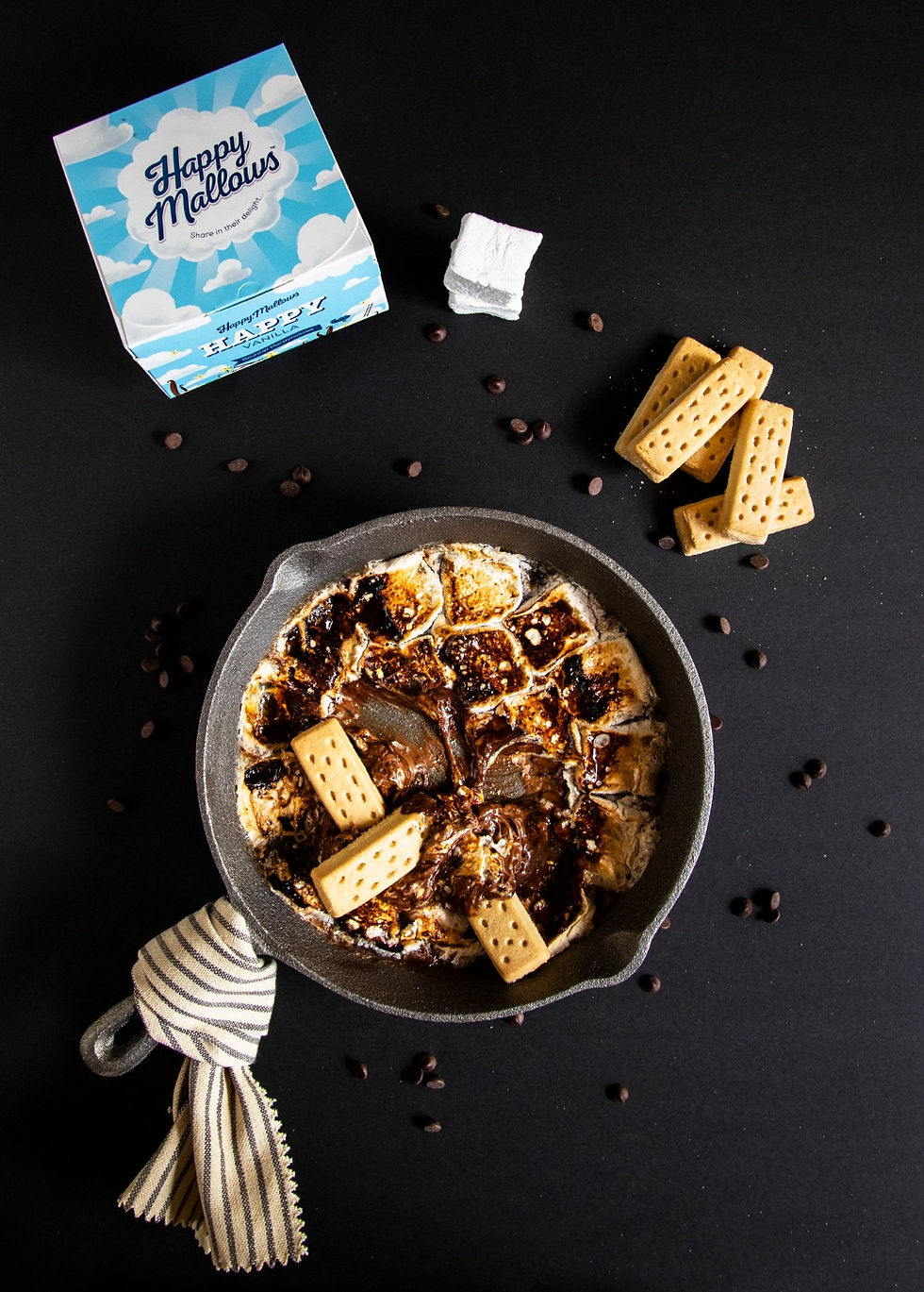 Vanilla Marshmallow S'mores Dip