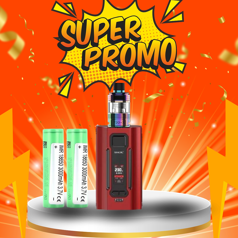 Thumbnail: Pack ERATO 230W + Tank Tppx + 1 gout 50ml 0mg aléatoire+ 2 accus 18650