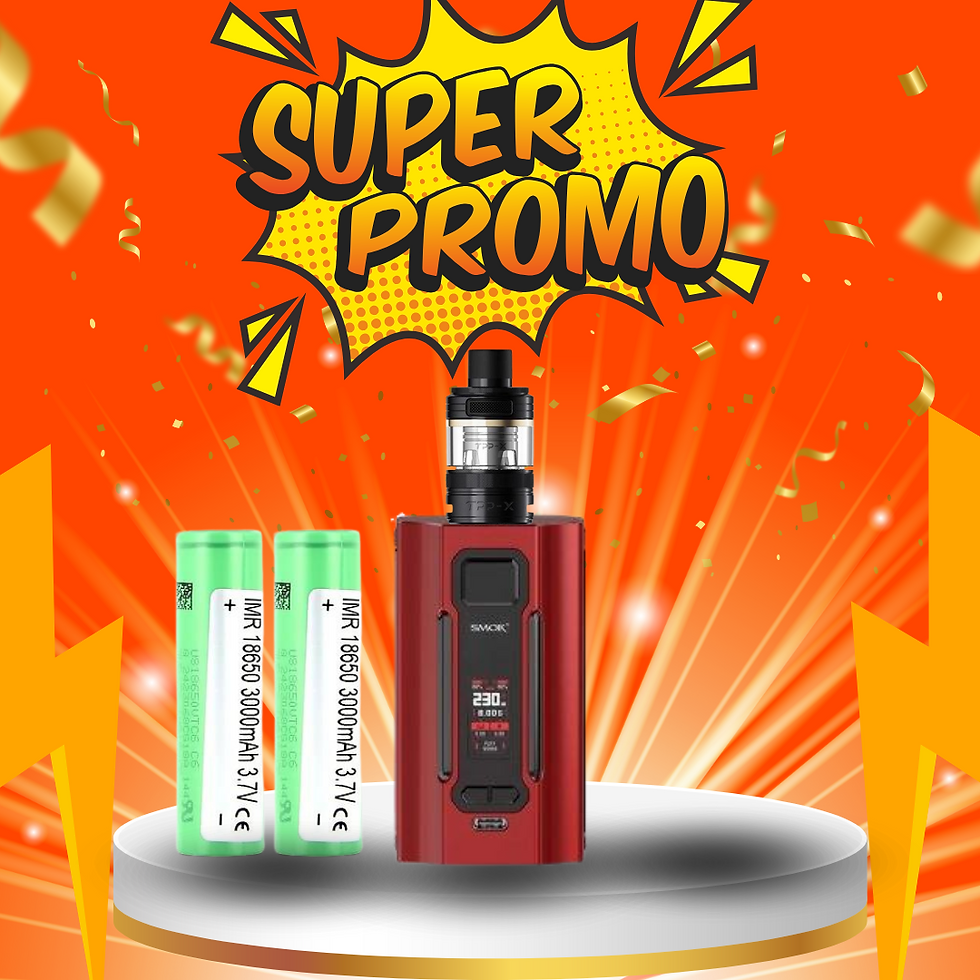 Thumbnail: Pack ERATO 230W + Tank Tppx + 1 gout 50ml 0mg aléatoire+ 2 accus 18650