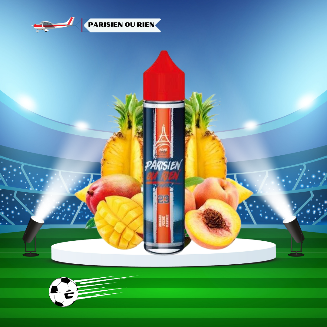 N23 Ananas, Pêche, Mangue 0mg 50ml // Parisien ou rien