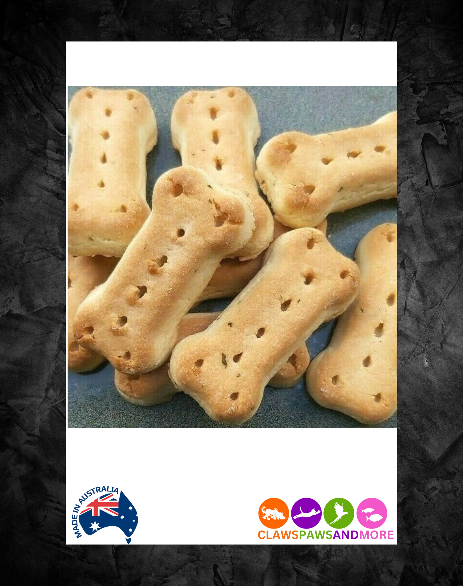 250g: Australian Chicken Bickies: DOG SHORTBREAD BISCUITS