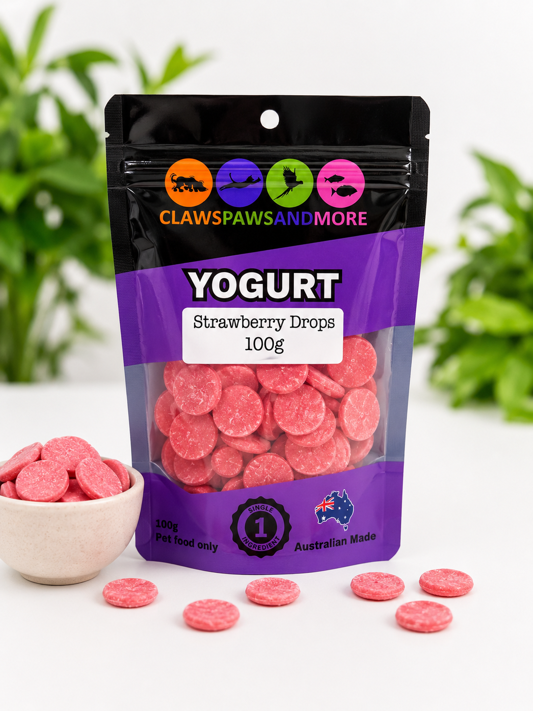 100g Strawberry Yogurt Drops