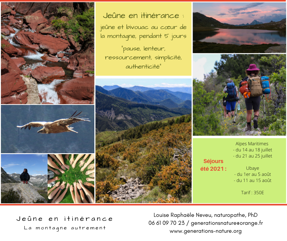 Jeûne en itinérance : été 2021