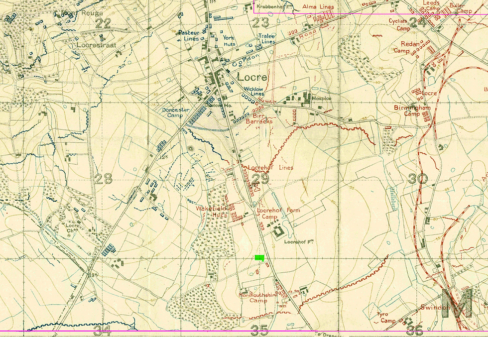 Locre No.10 Cemetery, CWGC, Dranouter, Ypres, Ieper, Flanders