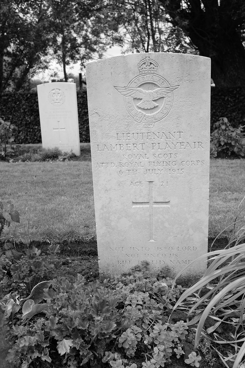 Hospital Farm Cemetery, CWGC, Ypres, Poperinghe, Royal Flying Corps