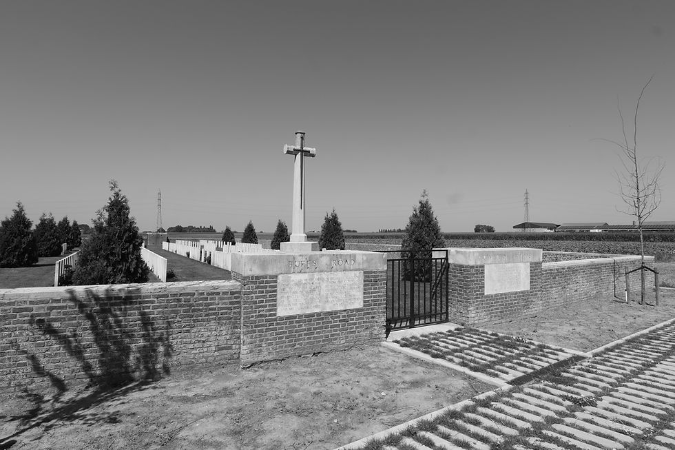 Buffs Road Cemetery, CWGC, Ypres Salient, Ieper, Admiral's Road, Mousetrap Farm, Flanders