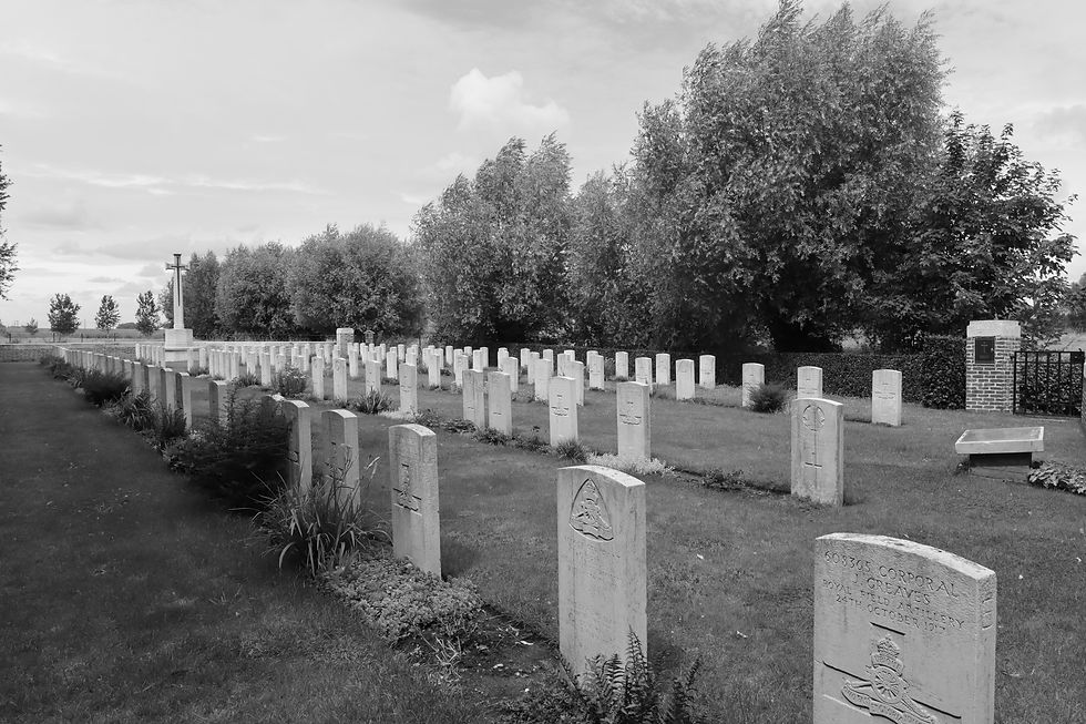 Hospital Farm Cemetery, CWGC, Ypres, Poperinghe, Royal Flying Corps
