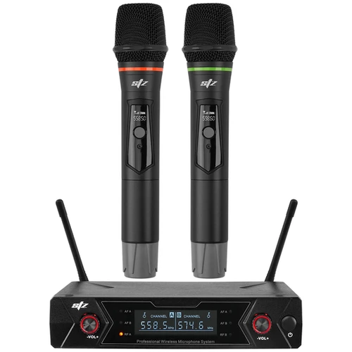 Studio Z STZ-W7902 Dual Cordless Microphone | gopaul-electronics