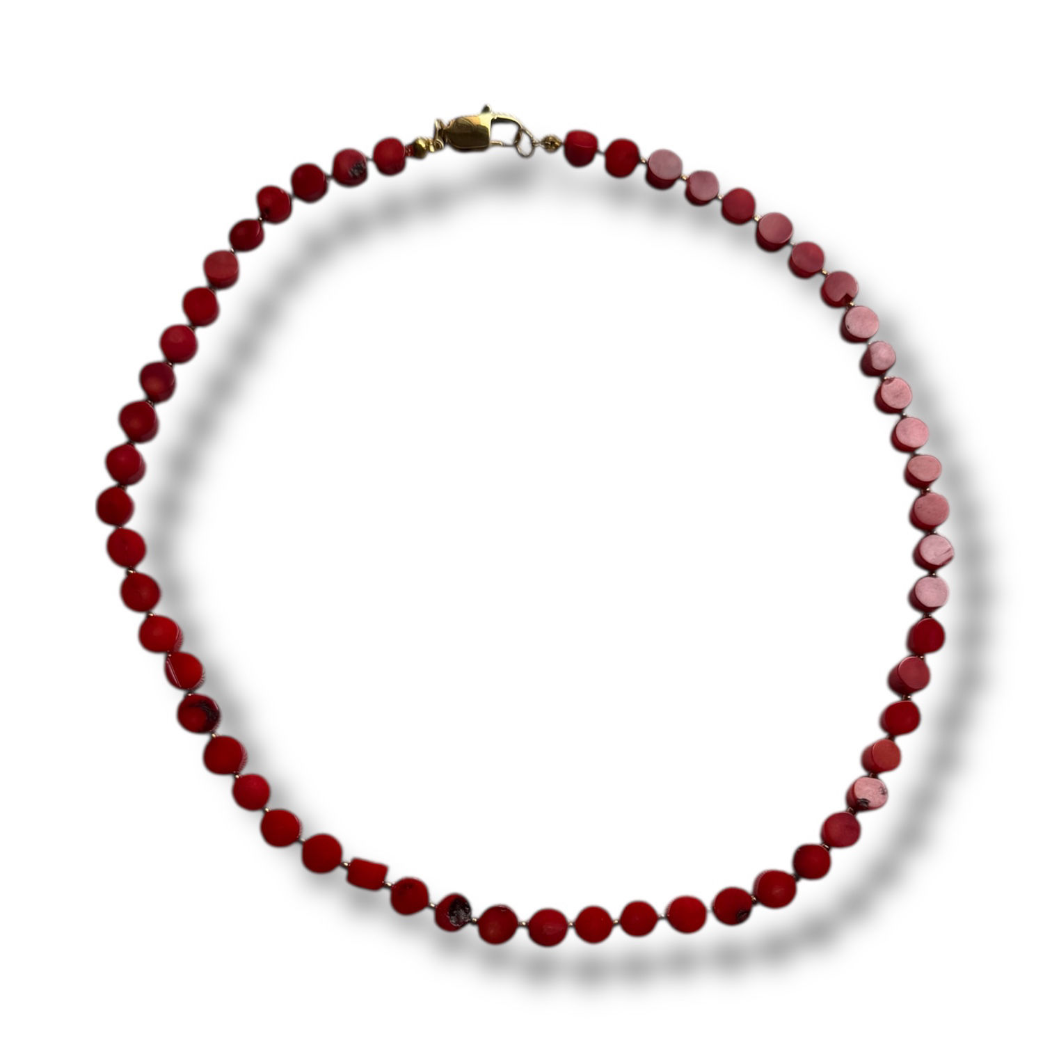 COLLAR CÍRCULOS CORAL