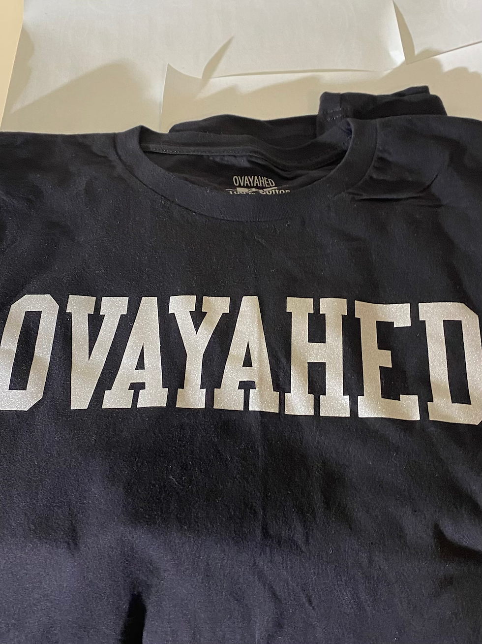 Thumbnail: OVAYAHED Black T/white