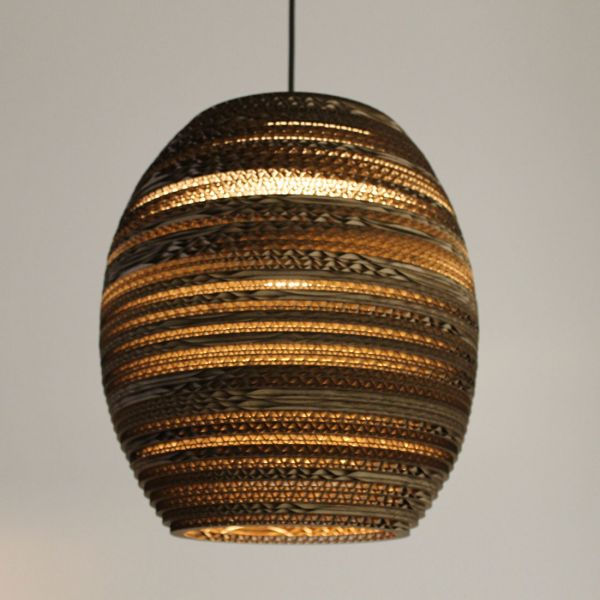 Thumbnail: Lampshade Pendant Beehive 10" Cardboard