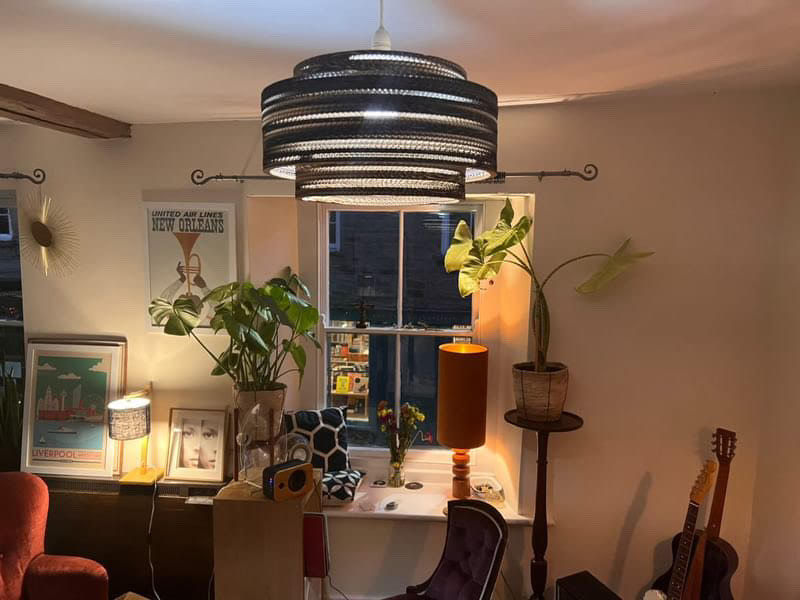 Thumbnail: Lampshade Pendant Contemporary 16" Cardboard