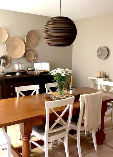 20 inch Sphere cardboard pendant light