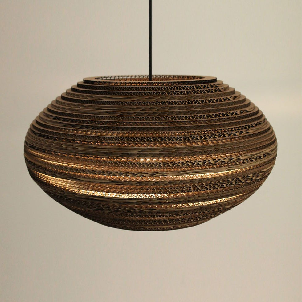 Thumbnail: Lampshade Pendant Spinning Top 17" Cardboard