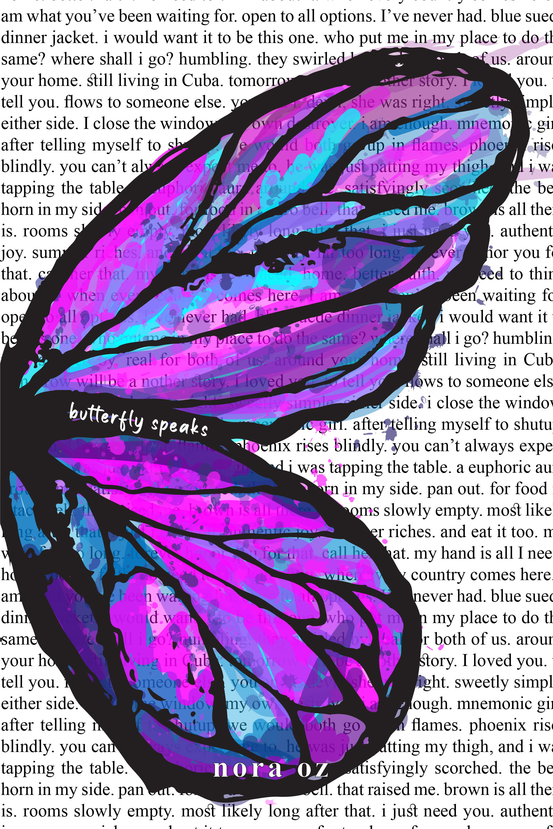 Butterfly Speaks by nora oz