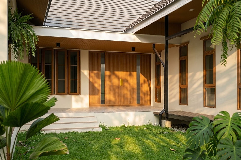 บ้านสไตล์ร่วมสมัย ใกล้ชิดธรรมชาติ (Modern Tropical / Contemporary)
