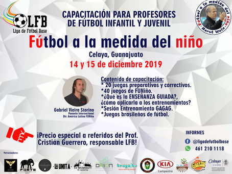 Curso de capacitación para profesores de fútbol infantil y juvenil