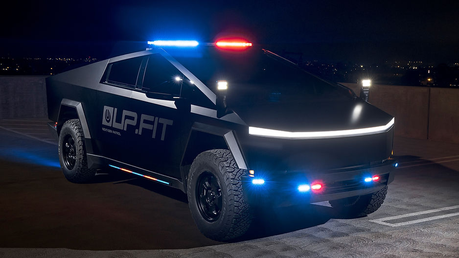 UP.FIT presenta Cybertruck policial